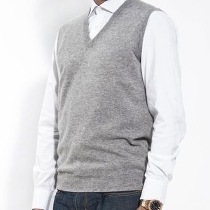 Men’s Grey J. Crew Sweater Vest